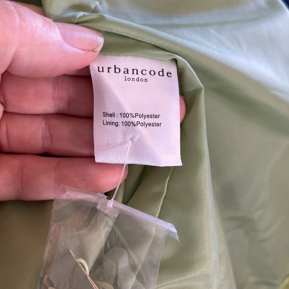 URBANCODE
URBAN CODE CHECKED BORG JACKET IN LIME GREEN - Picture 11 of 11